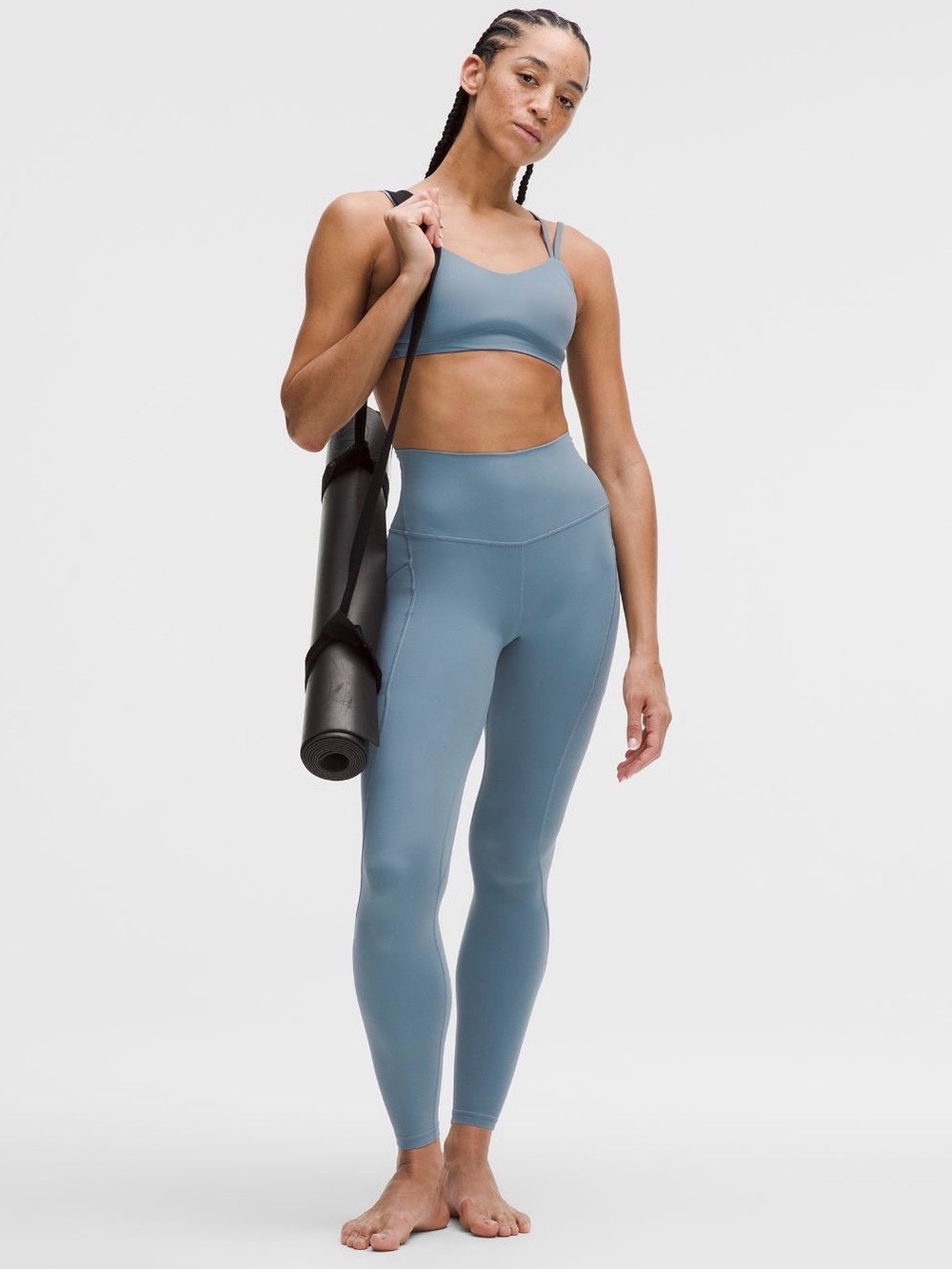 lululemon Align™ High-Rise Pant with Pockets 28" steel blue